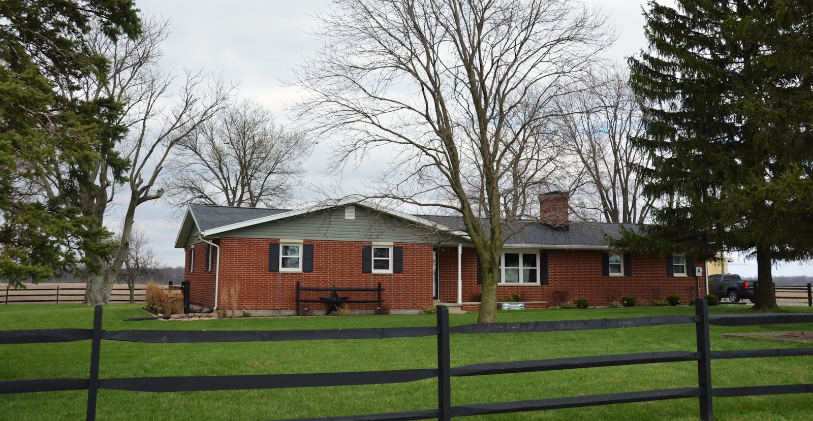 Exterior — before